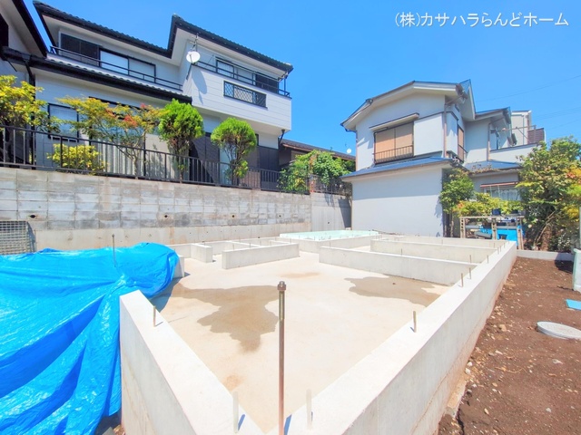埼玉県川越市むさし野の新築戸建て基礎写真 2025年8月18日撮影