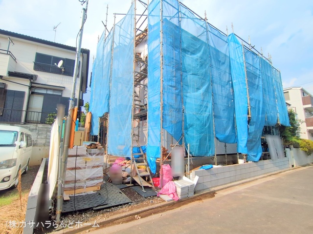 埼玉県川越市むさし野の新築戸建てシート写真 2025年9月8日撮影