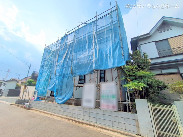 埼玉県川越市むさし野の新築戸建てシート写真 2025年9月8日撮影