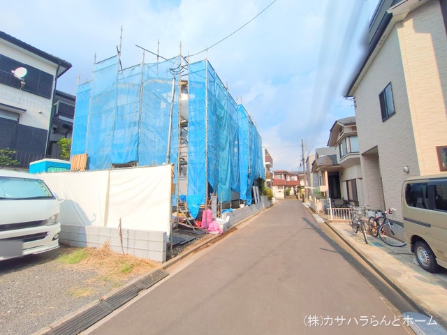 埼玉県川越市むさし野の新築戸建てシート写真 2025年9月8日撮影