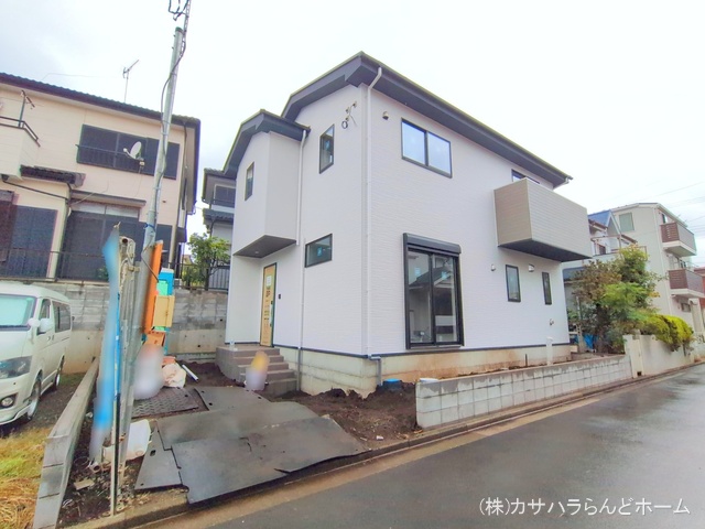 埼玉県川越市むさし野の新築戸建て外構写真 2025年9月30日撮影