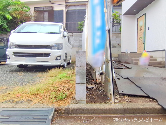 埼玉県川越市むさし野の新築戸建て外構写真 2025年9月30日撮影