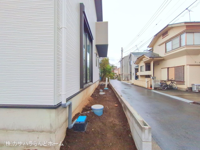 埼玉県川越市むさし野の新築戸建て外構写真 2025年9月30日撮影