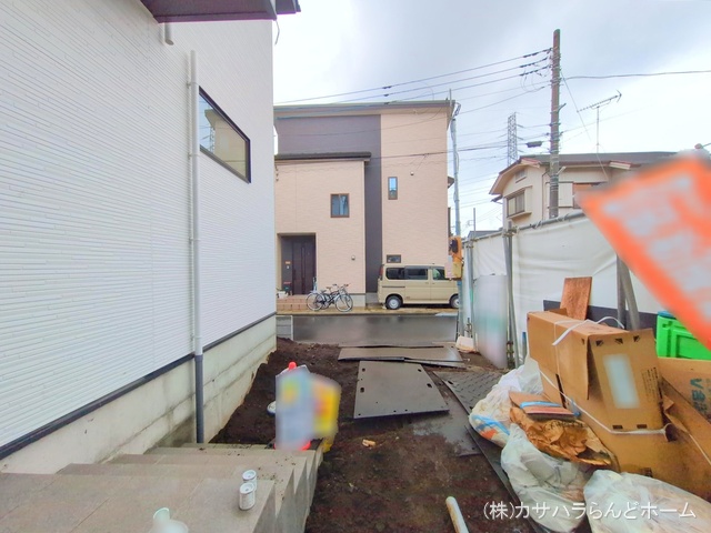 埼玉県川越市むさし野の新築戸建て外構写真 2025年9月30日撮影