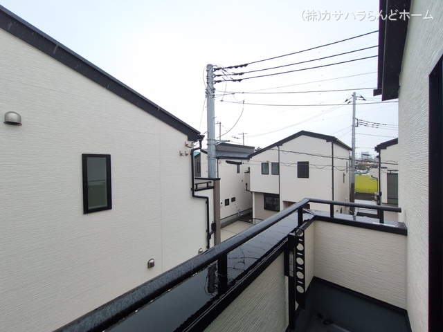 埼玉県川越市小仙波町2丁目の新築戸建てバルコニー写真 2025年9月3日撮影