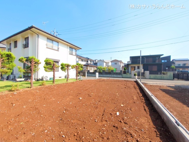 埼玉県鶴ヶ島市南町1丁目の新築戸建て更地・土地写真 2025年8月18日撮影