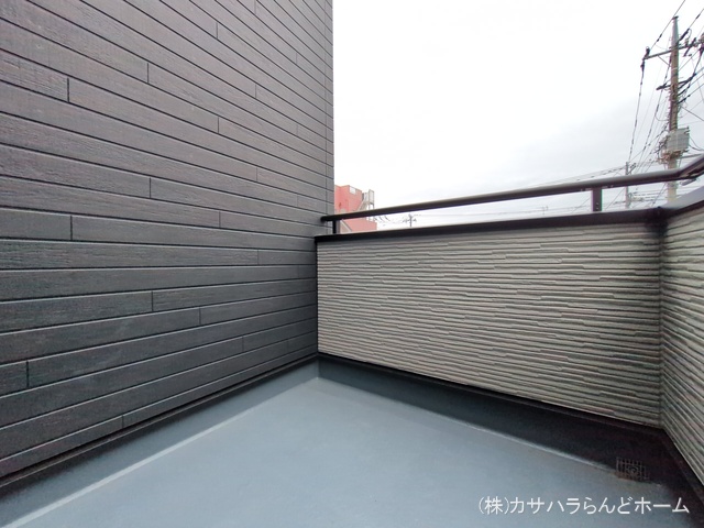 埼玉県川越市諏訪町の新築戸建てバルコニー写真 2025年10月8日撮影
