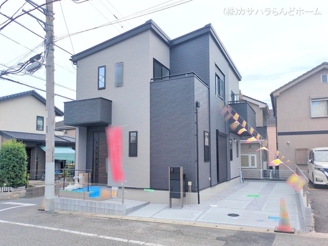 埼玉県川越市諏訪町の新築戸建て外構写真 2025年9月28日撮影