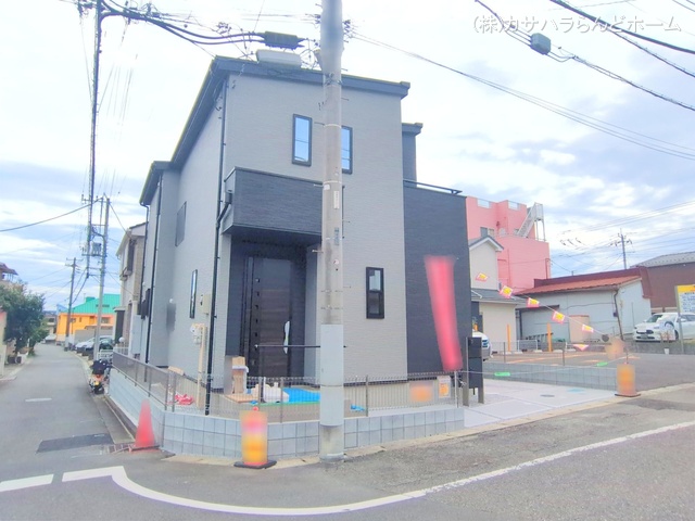 埼玉県川越市諏訪町の新築戸建て外構写真 2025年9月28日撮影