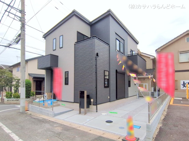 埼玉県川越市諏訪町の新築戸建て外構写真 2025年10月8日撮影