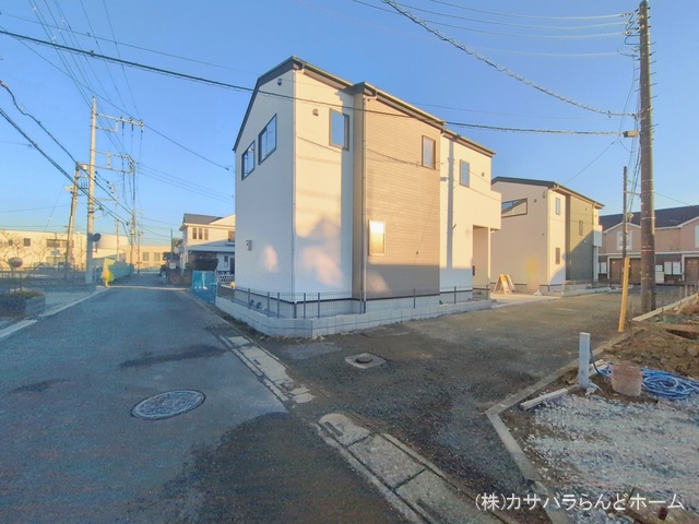 埼玉県川越市大字山田の新築戸建て外構写真 2026年1月12日撮影