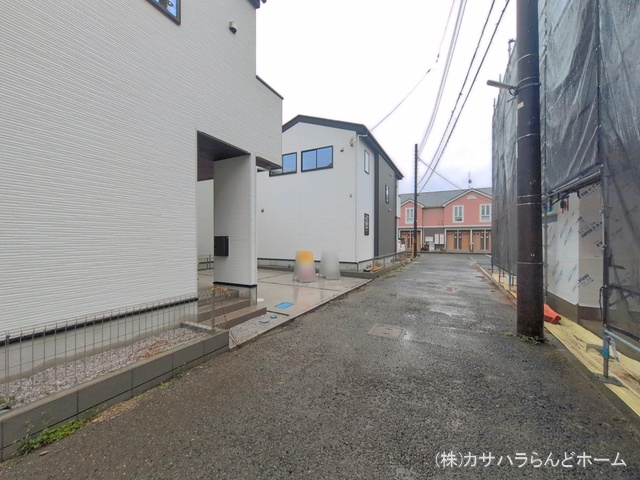 埼玉県川越市大字山田の新築戸建て外構写真 2026年3月25日撮影