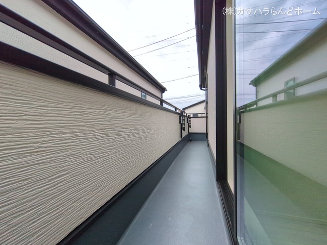 埼玉県川越市小仙波町2丁目の新築戸建てバルコニー写真 2025年10月8日撮影