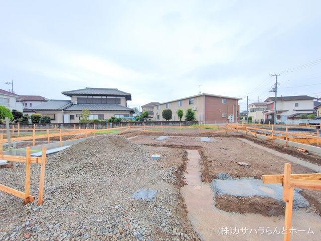 埼玉県比企郡川島町大字上伊草の新築戸建て基礎写真 2025年9月11日撮影