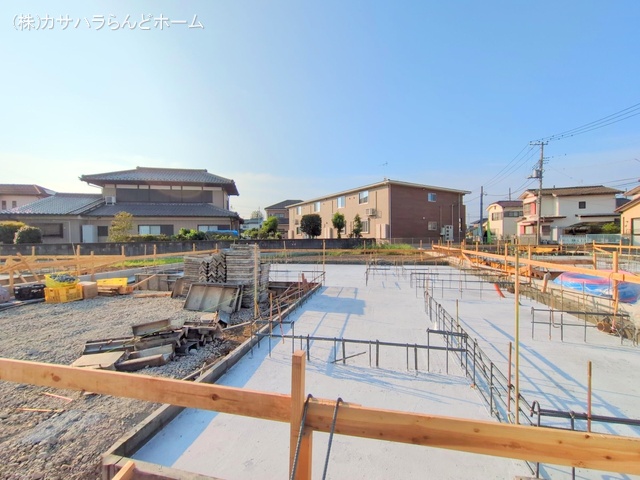 埼玉県比企郡川島町大字上伊草の新築戸建て基礎写真 2025年9月17日撮影