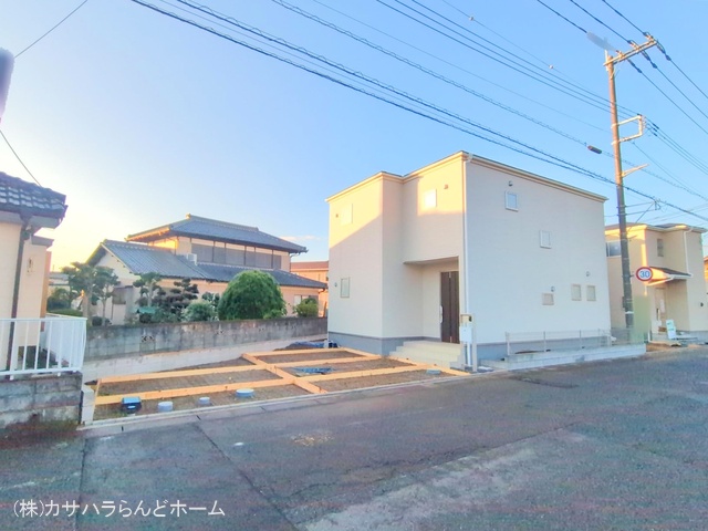 埼玉県比企郡川島町大字上伊草の新築戸建て外構写真 2025年11月25日撮影