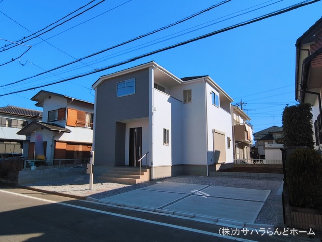 埼玉県坂戸市鶴舞２丁目の新築戸建て完成写真 2026年3月10日撮影