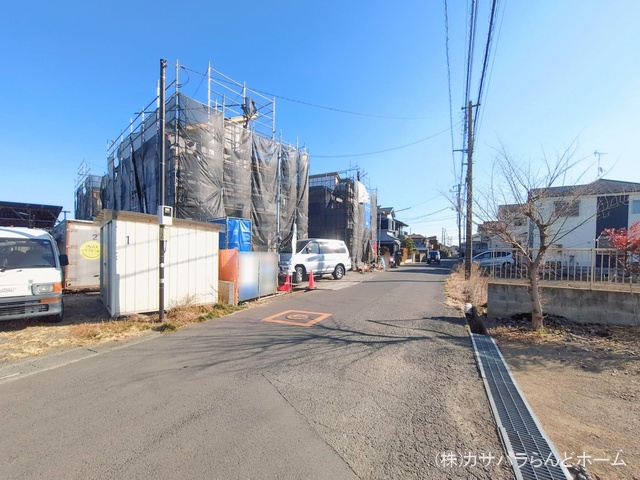 埼玉県川越市今成２丁目の新築戸建てシート写真 2026年1月29日撮影