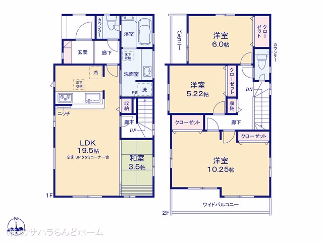川越市今成2丁目（戸建）03 間取図