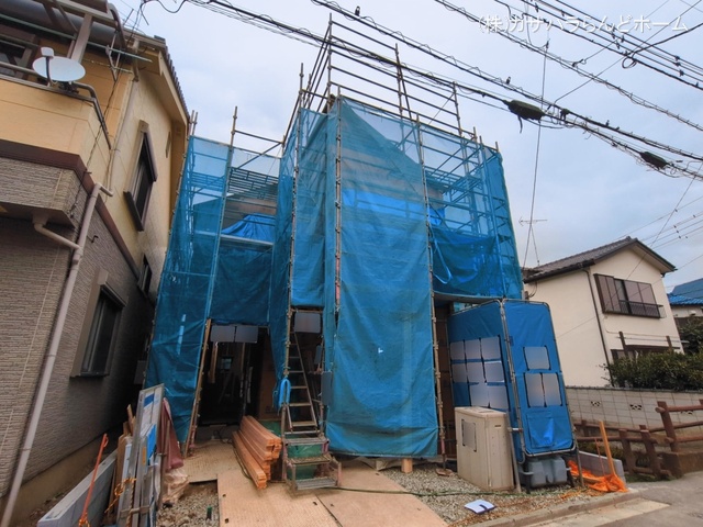 埼玉県川越市大字砂の新築戸建て上棟写真 2026年3月1日撮影