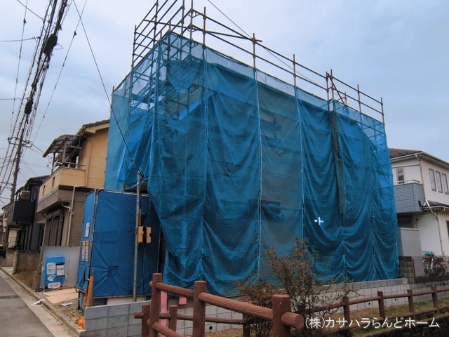 埼玉県川越市大字砂の新築戸建て上棟写真 2026年3月1日撮影