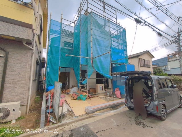 埼玉県川越市大字砂の新築戸建てシート写真 2026年3月31日撮影