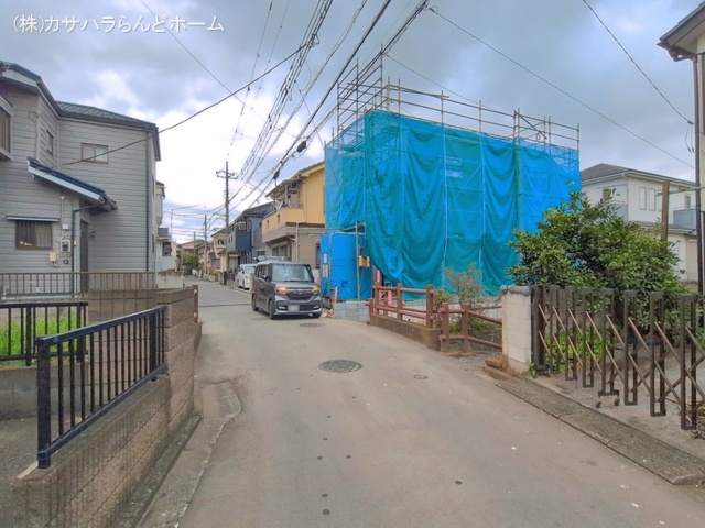 埼玉県川越市大字砂の新築戸建てシート写真 2026年3月31日撮影