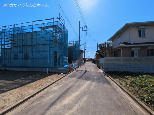 埼玉県川越市上野田町の新築戸建てシート写真 2026年3月8日撮影