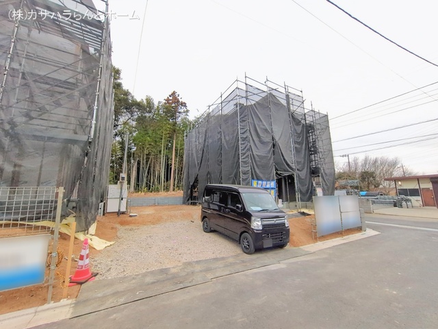 埼玉県川越市大字下小坂の新築戸建てシート写真 2026年2月23日撮影