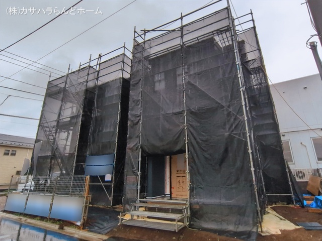 埼玉県川越市大字下小坂の新築戸建てシート写真 2026年3月2日撮影