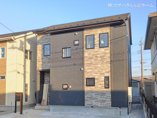 埼玉県鶴ヶ島市羽折町の新築戸建て外構写真 2026年2月11日撮影