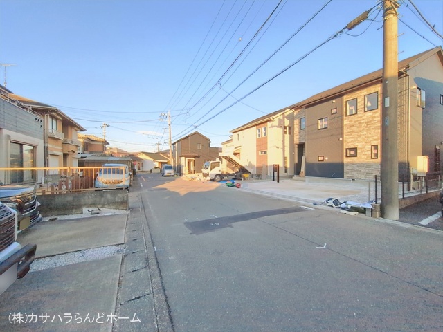 埼玉県鶴ヶ島市羽折町の新築戸建て外構写真 2026年2月11日撮影