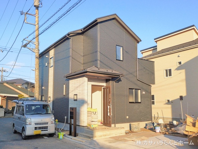 埼玉県鶴ヶ島市羽折町の新築戸建て外構写真 2026年2月11日撮影