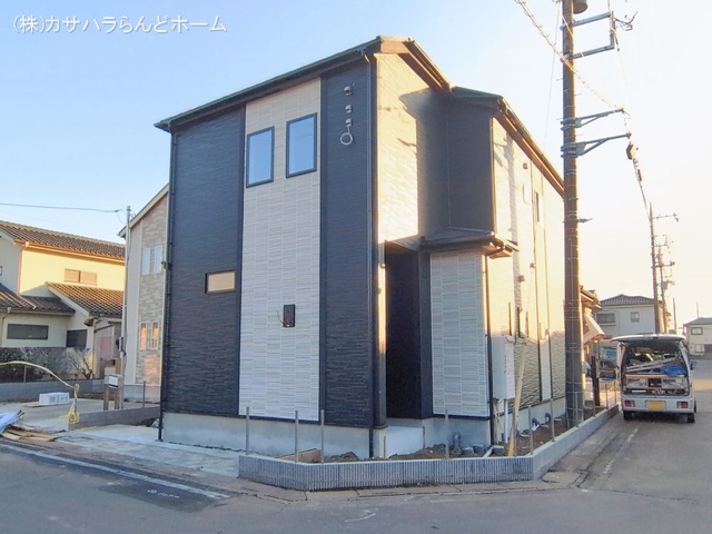 埼玉県鶴ヶ島市羽折町の新築戸建て外構写真 2026年2月11日撮影