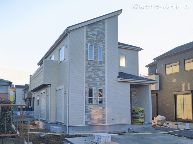 埼玉県鶴ヶ島市羽折町の新築戸建て外構写真 2026年2月11日撮影