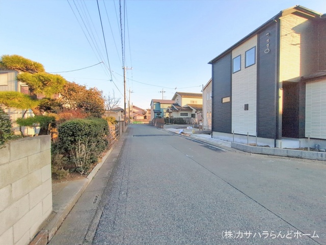 埼玉県鶴ヶ島市羽折町の新築戸建て外構写真 2026年2月11日撮影