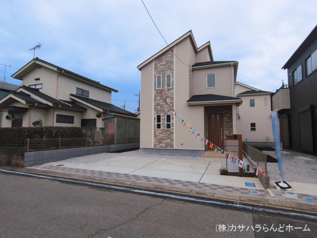 埼玉県鶴ヶ島市羽折町の新築戸建て完成写真 2026年3月1日撮影