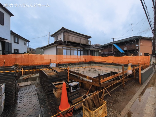 埼玉県川越市大字上戸の新築戸建て基礎写真 2026年3月2日撮影