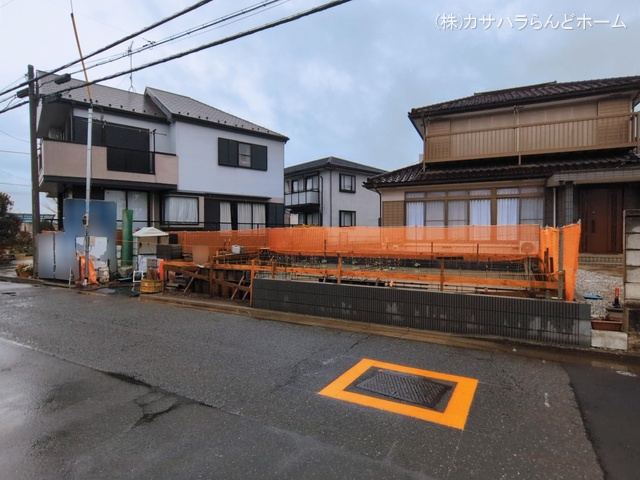 埼玉県川越市大字上戸の新築戸建て基礎写真 2026年3月2日撮影