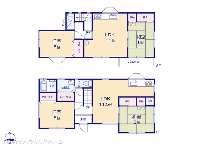 鶴ヶ島市大字太田ヶ谷 間取図