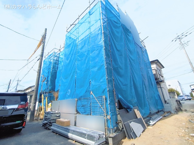 埼玉県川越市大字山田の新築戸建てシート写真 2026年2月19日撮影