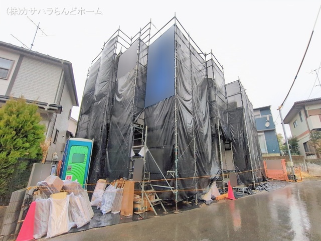 埼玉県川越市仙波町４丁目の新築戸建てシート写真 2026年2月24日撮影