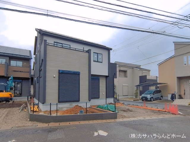 埼玉県川越市大字的場の新築戸建て外構写真 2026年6月9日撮影