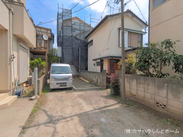 埼玉県川越市新宿町６丁目の新築戸建てシート写真 2026年4月13日撮影