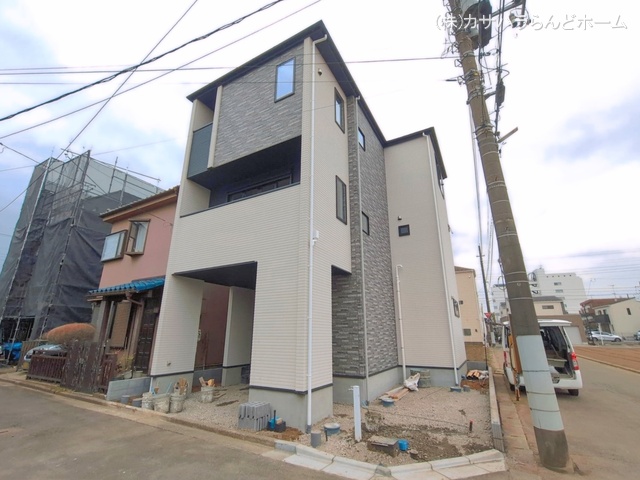 埼玉県川越市熊野町の新築戸建て外構写真 2026年3月24日撮影