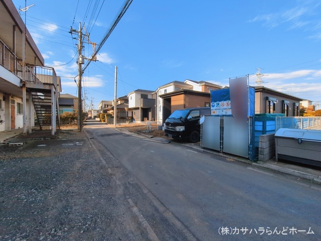 埼玉県鶴ヶ島市大字中新田の新築戸建て外構写真 2026年3月8日撮影