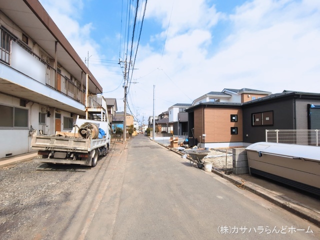 埼玉県鶴ヶ島市大字中新田の新築戸建て外構写真 2026年3月17日撮影