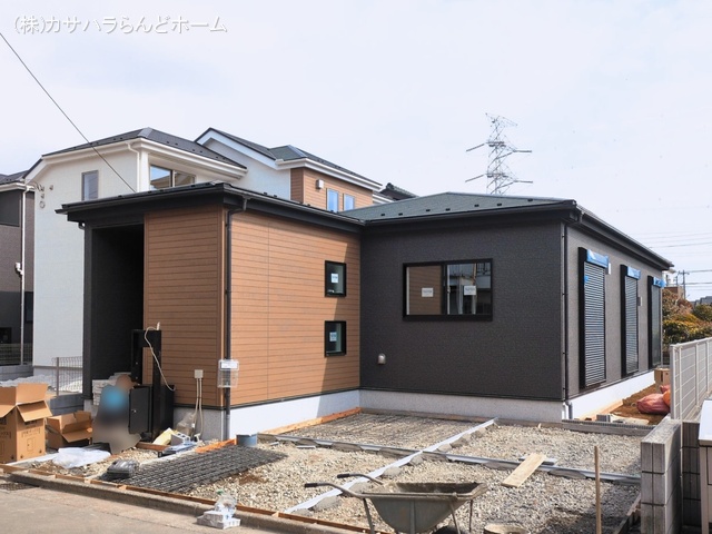 埼玉県鶴ヶ島市大字中新田の新築戸建て外構写真 2026年3月17日撮影