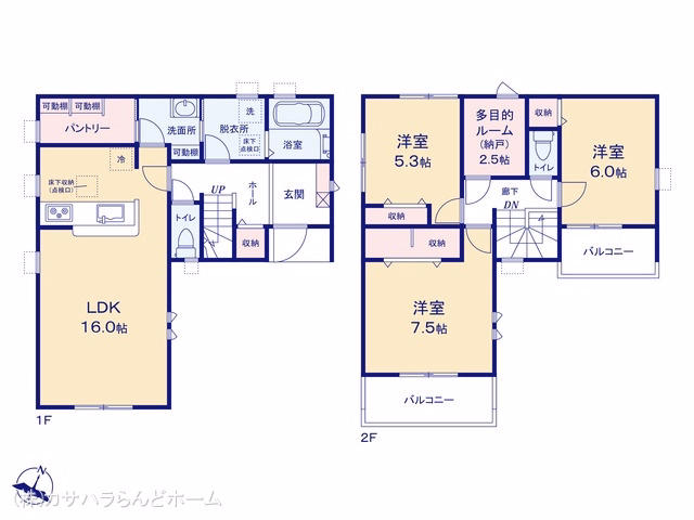 新築戸建て 藤金第15 1号棟 間取図