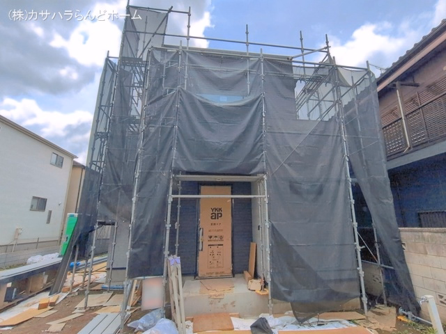 埼玉県川越市岸町２丁目の新築戸建てシート写真 2026年5月25日撮影